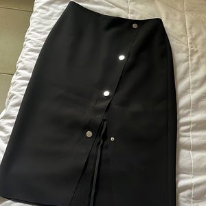Top shop buttoned black skirt